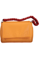 Desigual Chic Orange Shoulder Bag with Contrasting Details -  Luxury Shoulder Bag for Women -  Desigual.